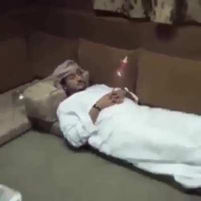Fireworks prank gone wrong