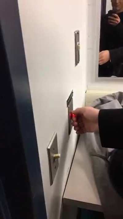 From my junior year of high school. Back in drama, We found out the light switch in the men&rsquo;s dressing room also controlled the lights in the women&rsquo;s dressing room