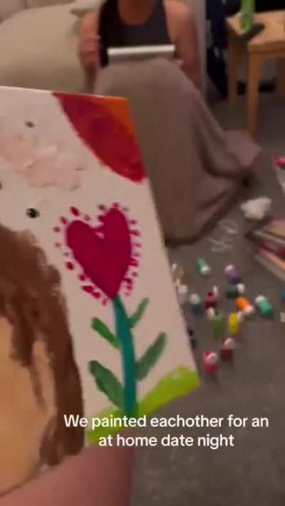 Wanted to see her drawing too