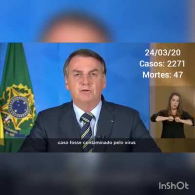 Falas do Bolsonaro em rela&ccedil;&atilde;o a pandemia 09 de Mar&ccedil;o a 29 de abril.