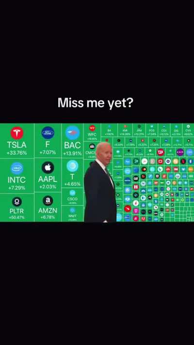 My portfolio misses him