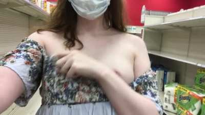 At this rate, Target&rsquo;s cameras have seen my boobs about a million times now [gif]