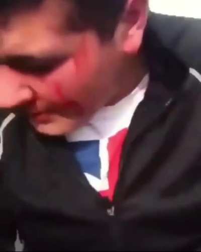 Guy fights back bully in germany