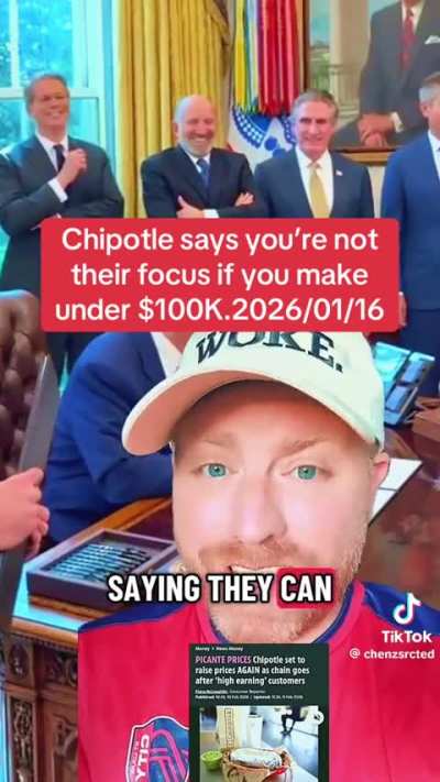 Chipotle CEO has a message for the poors. F O