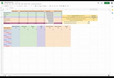 U"Earth" Study Calendar (See my comment below for the download link).