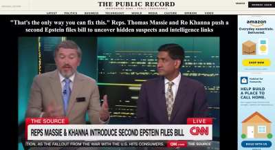 "I believe Melania Trump when she said Epstein did not act alone. I believe JD Vance when he said Epstein was connected to U.S. and Israeli intelligence." Reps. Thomas Massie and Ro Khanna push a second Epstein files bill to uncover hidden suspects and in