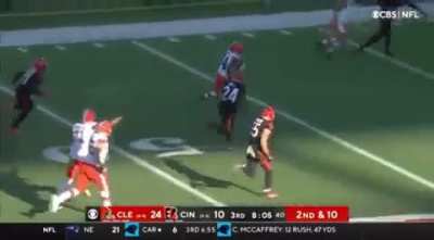 Jim Donovan&rsquo;s call on Nick Chubb&rsquo;s 70 yard TD!