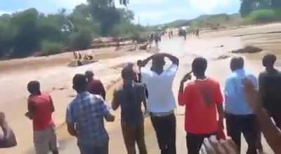 20 killed as Kenya bus plunges off bridge into river.