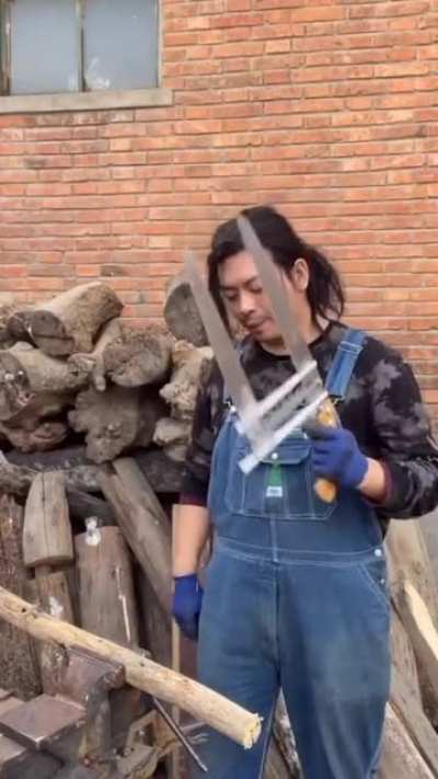 Homemade hand saw