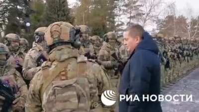 ru pov: Russian volunteer unit "Stalingrad" at Mamayev Kurgan before transfer to Ukraine