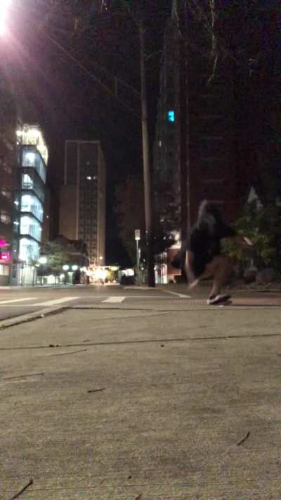 Cartwheeling in public