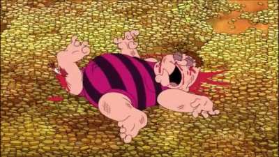 Peter dives into gold