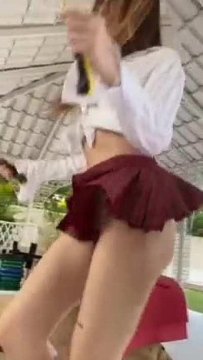 POV: Your slutty step-sister is acting like a slut again, but your friend has plans and is going to jump into her body and possess her.