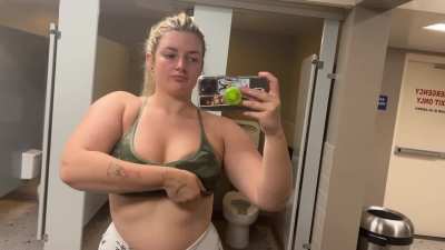 I dream of being told to go meet a guy in the locker room so I can be his sweaty little fuck doll for an hour