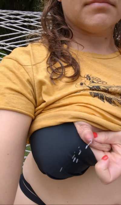 I wish someone would suck on my mommy milkers