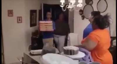 HE CANT CUZ HIS STOMACH IS OCCUPYING THE AREA