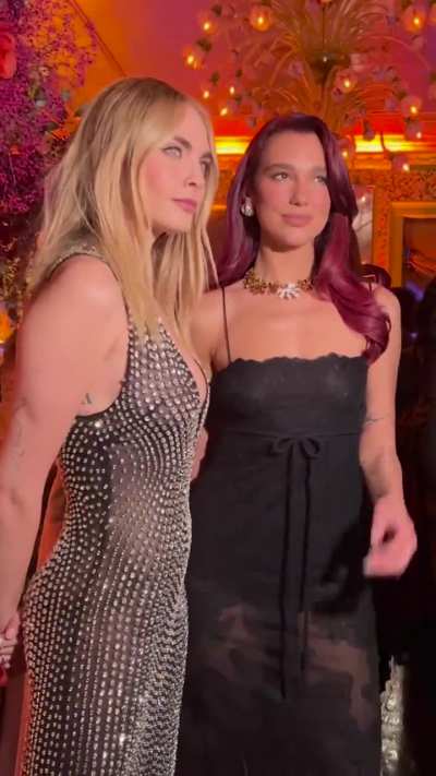 With Cara at the British Vogue Fashion &amp;amp; Film party 18/02/24