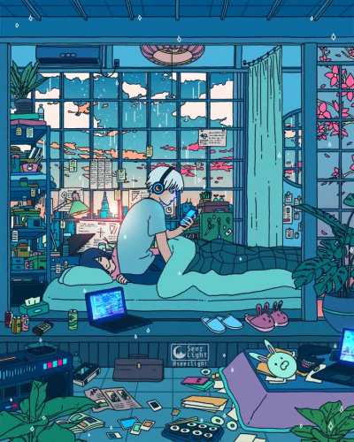 [/r/I<wbr>magin<wbr>arySl<wbr>iceOf<wbr>Life] Rainy Morning by SeerLight
