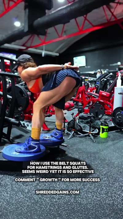 How I use the Belt squats for Hamstrings and Glutes. seems weird yet it is so effective comment 