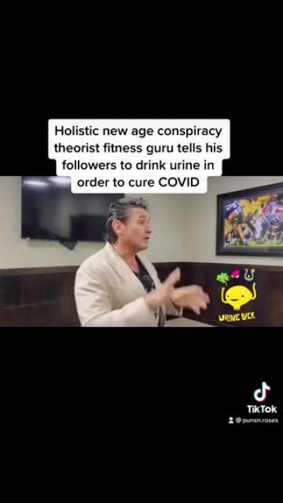 Don&rsquo;t get vaccinated, drink your pee instead