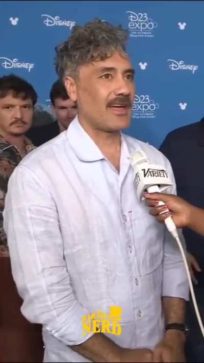 Right in front of the interviewer