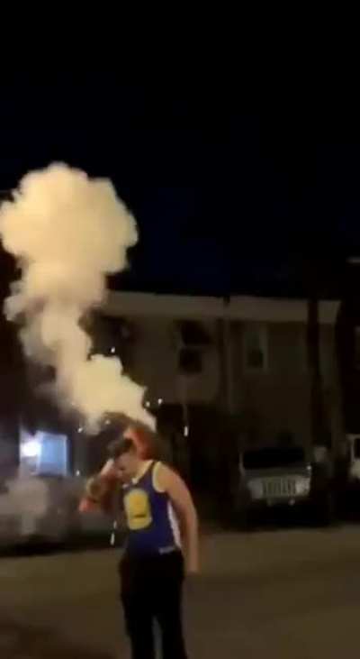 What did he put inside the cone?