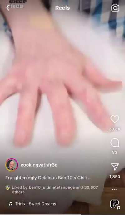 He made chili fries!