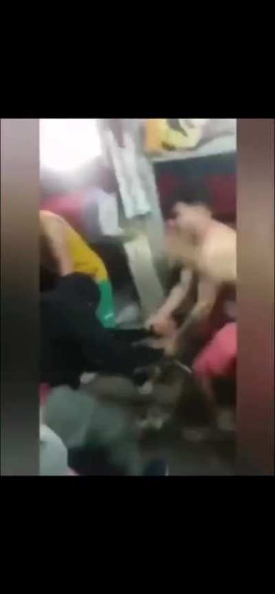 Man gets beaten in jail because he kidnapped his ex wife and son