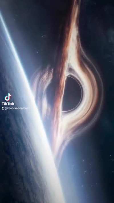 Slowly being pulled into Gargantua.