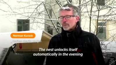 A German city has created sleeping pod for the homeless. Someone who needs a place to sleep can simply open the door and find a safe place overnight. It protects against cold and other attacks.