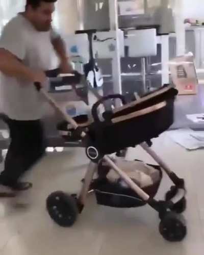Running with your baby's stroller