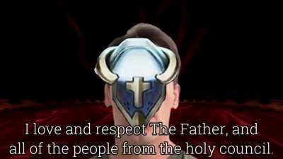 Gabriel apologizes to the holy council for swearing (Excuse my shitty editing lmao)