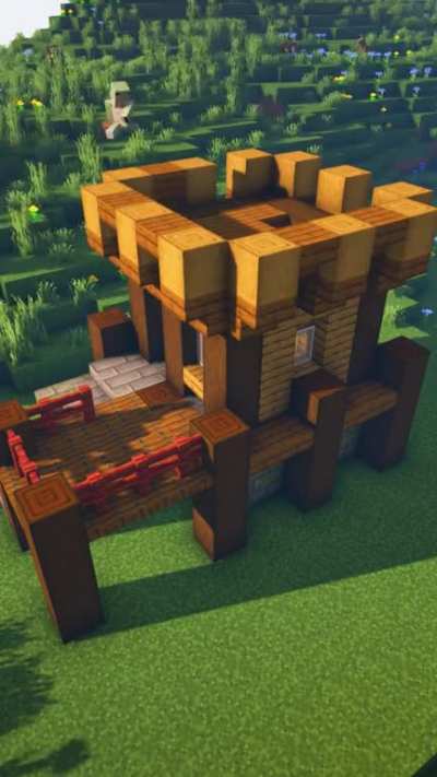Simple Starter House in Minecraft