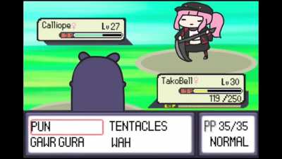 Ina finds a wild Pok&eacute;mon!!