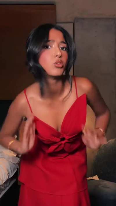Red dress tiktok