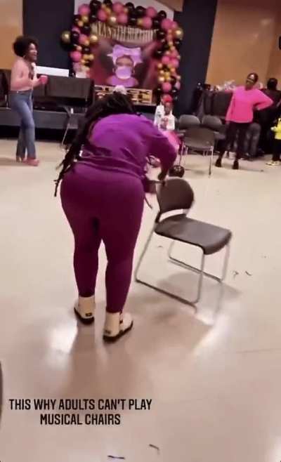 Poor chair didn&rsquo;t stand a chance