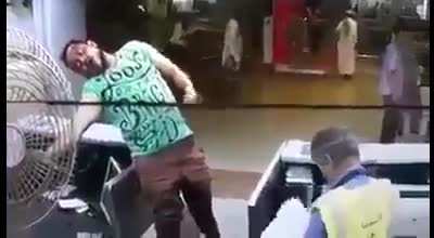 Man electrocuted by fan