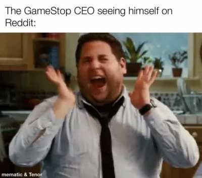 Dude must be buzzing
