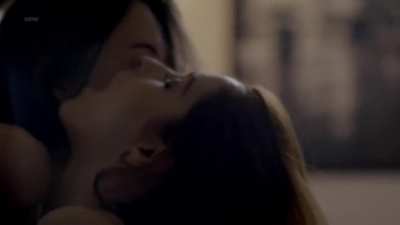 Michelle Batista &amp;amp; Gabriela Cerqueira lesbian pussy eating from O Negocio