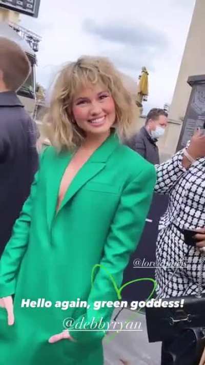 Goddess in green