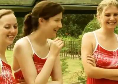 giggling girls