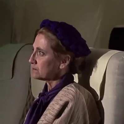 She doesn't drink and flies