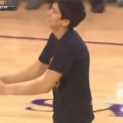 Man dunked himself