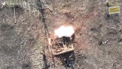 An FPV drone purchased by Serhiy Sternenko&rsquo;s followers destroys the dirty-ass russian occupiers who tried to hide.