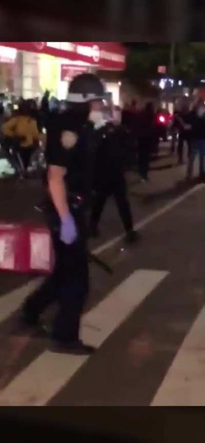 NYPD pulls a gun on protestors, doesn&rsquo;t fire.