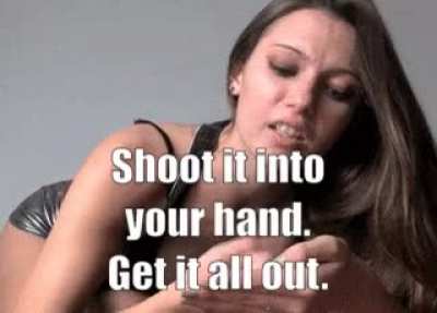 Cum quick and eat your loser load premie!