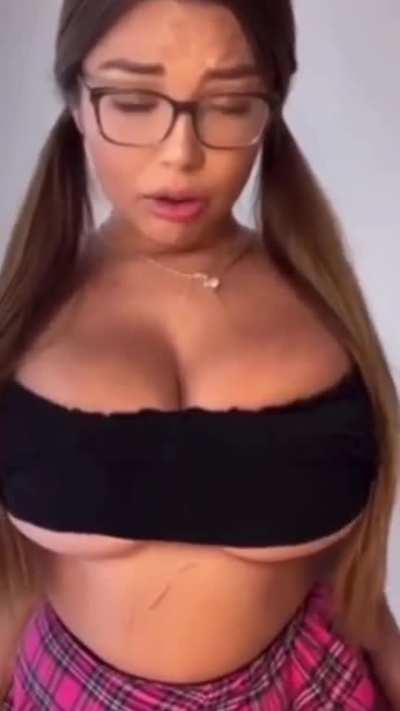 Katiana Kay&rsquo;s nipple bursts out