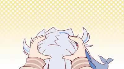 Gura does the snoot challenge. [Hololive]