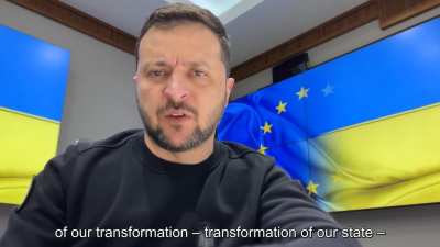"We already understand what next steps are needed to move forward after the European Council's decision and bring the key goal &ndash; our country's accession to the EU &ndash; closer." - President Zelenskyy's address, 8th November 2023