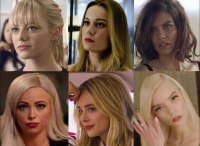 "Domme for a Femdom Night": Emma Stone vs. Brie Larson vs. Lauren Cohan vs. Liv Morgan vs. Chloe Grace Moretz vs. Anya Taylor-Joy